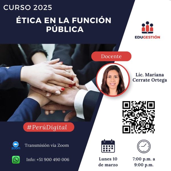 ✅ 𝐂𝐔𝐑𝐒𝐎 𝐆𝐑𝐀𝐓𝐔𝐈𝐓𝐎: ÉTICA EN LA FUNCIÓN PÚBLICA