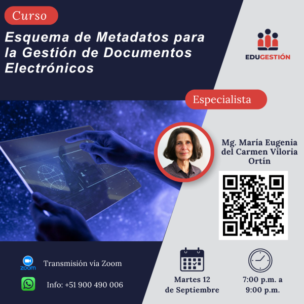 CURSO: ESQUEMA DE METADATOS PARA LA GESTIÓN DE DOCUMENTOS ELECTRÓNICOS